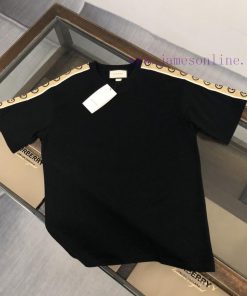 GUCCI 2025 Early Spring New Round Neck T-shirt Same Original Customized Latest Trade Order Shor 0237a6f6