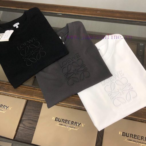 LOEWE 2025 Early Spring New Unisex Short Sleeved T-shirt Simultaneously Released With Customize 1pgiv0c6 - Image 3