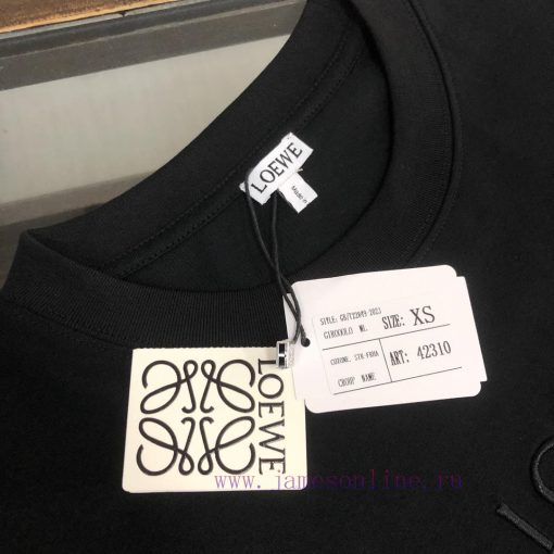 LOEWE 2025 Early Spring New Unisex Short Sleeved T-shirt Simultaneously Released With Customize 1pgiv0c6 - Image 6