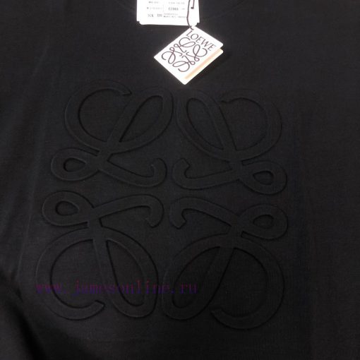 LOEWE 25ss Round Neck Short Sleeved T-shirt With Classic Concave Convex Relief Three-dimensiona 23gui01t - Image 6