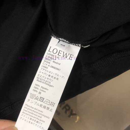 LOEWE 25ss Round Neck Short Sleeved T-shirt With Classic Concave Convex Relief Three-dimensiona 23gui01t - Image 9