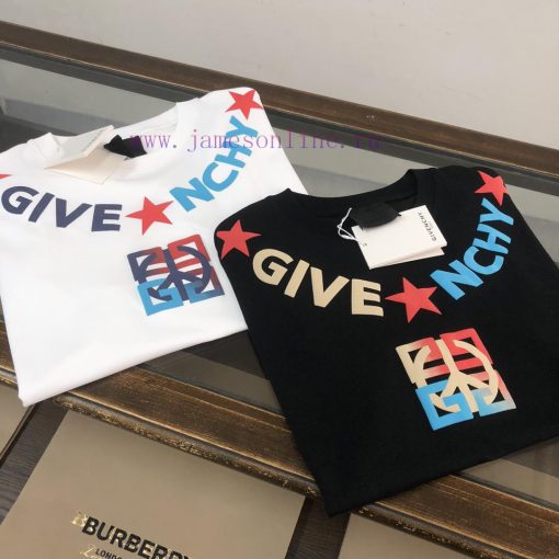 GIV * ENCHY 25ss Round Neck Short Sleeved T-shirt - Available For Customization. The Thick And 5baklacp - Image 3