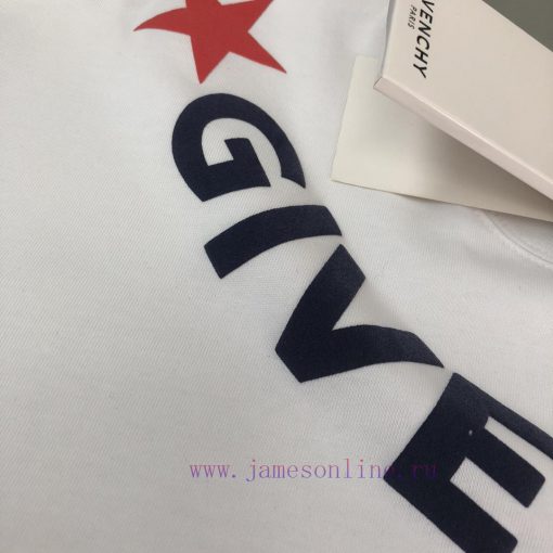 GIV * ENCHY 25ss Round Neck Short Sleeved T-shirt - Available For Customization. The Thick And 5baklacp - Image 6
