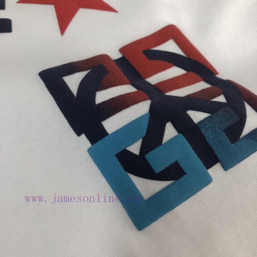 GIV * ENCHY 25ss Round Neck Short Sleeved T-shirt - Available For Customization. The Thick And 5baklacp - Image 7