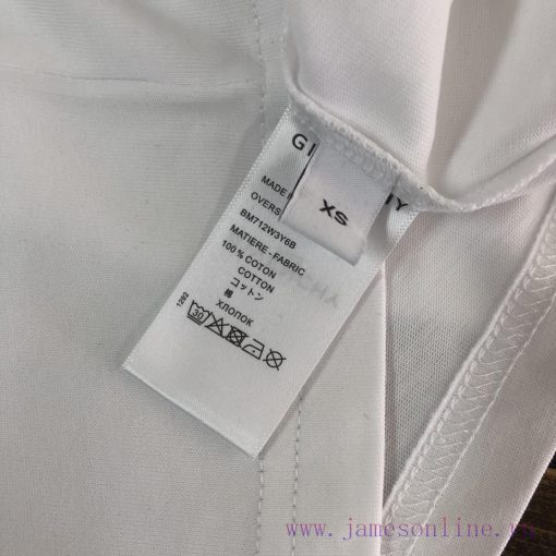 GIV * ENCHY 25ss Round Neck Short Sleeved T-shirt - Available For Customization. The Thick And 5baklacp - Image 9