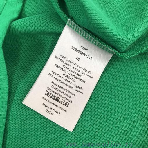 CDI * OR Dior 25ss Same Style Round Neck Short Sleeved T-shirt~3D Letter Logo Embroidery Design c5qxiw1r - Image 9