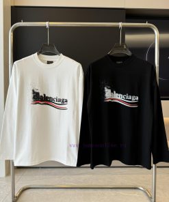 Shangxin Balenciaga Style 520280g Double YarnParisian Classic Cola Wave T-shirt Os Shoulder Loo pfgj7ozi