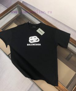 BALENCIAGA 25ss Round Neck Short Sleeved T-shirt From Balenciaga - Customized Fabric With Class podq8ggd
