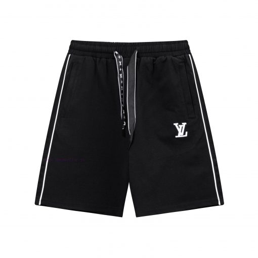 ️2025 LV New Knitted Shorts Customized Fabric Embroidered Logo Pattern With Knitted Craftsmansh 37nc8m56