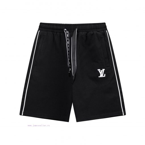 ️2025 LV New Knitted Shorts Customized Fabric Embroidered Logo Pattern With Knitted Craftsmansh 37nc8m56 - Image 2