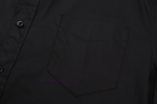 BLCG 24SS Dissolved Coke Short Sleeve Shirt Fixed Dyeing High Density Pure Cotton Poplin Fabric 4bvk1229 - Image 6