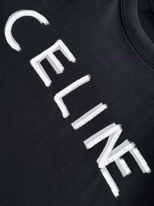 CELINE 2025 Printed Short Sleeve High Quality Original Short Sleeve Imported Fabric With Top Ma cof8erw8 - Image 5