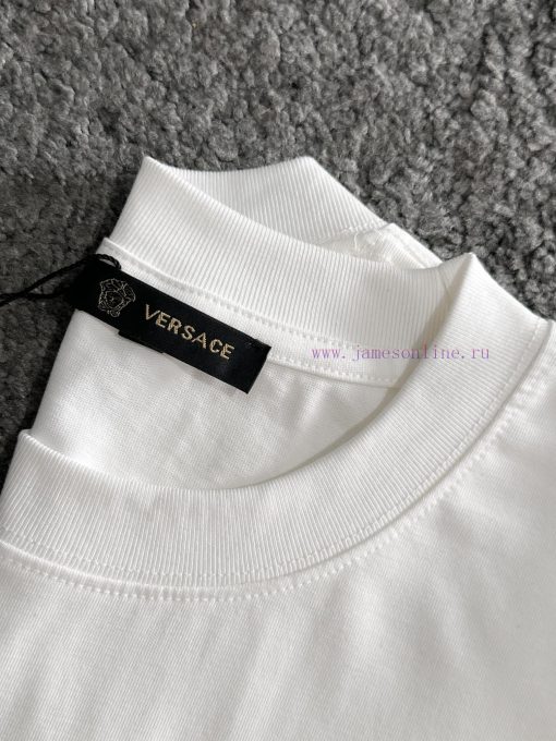 Versace 2025 Printed Short Sleeve High Quality Original Short Sleeve Imported Fabric With Top M 8kpznr8x - Image 8