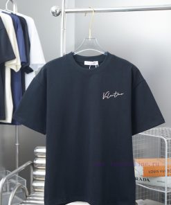 VAL * NTINO 2025 Classic Logo Letter Printed Embroidered Short SleeveLight Luxury Fashion Is A w4xkb64c