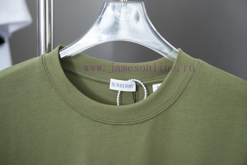 Burberry 25SS Early Spring New Micro Label Equestrian Knight Print Short Sleeved ShirtLight Lux utlyrxgk - Image 4