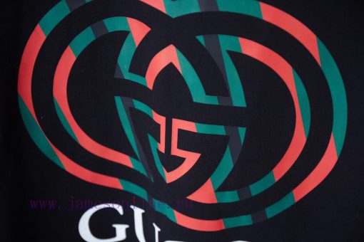 Gucci 25SS Early Spring New Collection Classic Red Green Double G Printed Short SleeveLight Lux w2f5q89c - Image 7