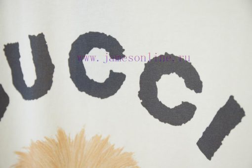 High-qualityG U * CI 2025 New Cartoon Fun Printed Short Sleeve Cute Teddy Adopts Three-dimensio prbibga6 - Image 5