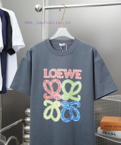 Loewe 25SS Early Spring New Classic Logo Printed Short Sleeved ShirtLight Luxury Fashion Is A M hg8vunyp