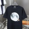 Loewe 25SS Early Spring New Moon Rabbit Embroidered Short SleeveLight Luxury Fashion Is A Must- 90jmg61p
