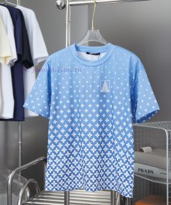 LV Louis Vuitton 25SS Early Spring LV Snowflake Print Short Sleeved ShirtLight Luxury Fashion I cu9jp0qa