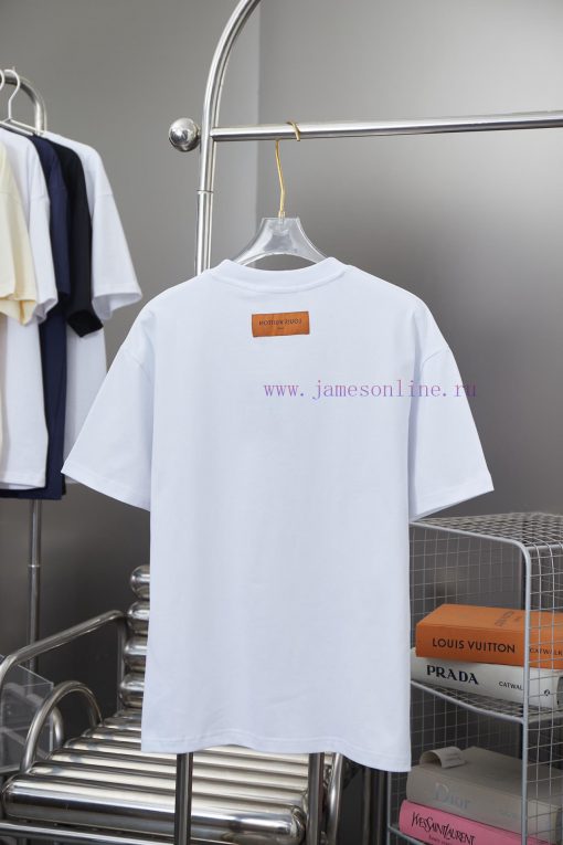 LV Louis Vuitton 25SS Early Spring Ski Series Round Neck New Volcanic Stripe Clover Printed Iro qp44cei1 - Image 3