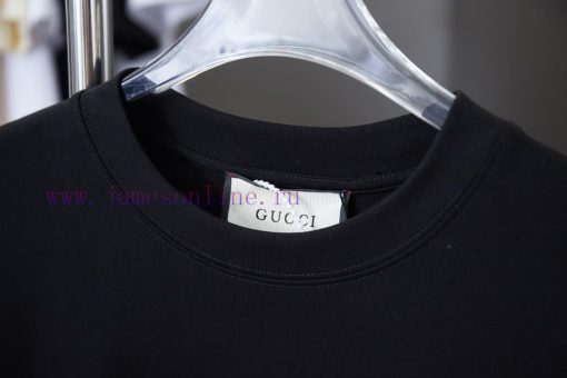 Gucci 25SS Early Spring New Collection Classic Double G Towel Patch Short SleeveLight Luxury Fa i826ceby - Image 4
