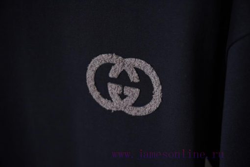 Gucci 25SS Early Spring New Collection Classic Double G Towel Patch Short SleeveLight Luxury Fa i826ceby - Image 6