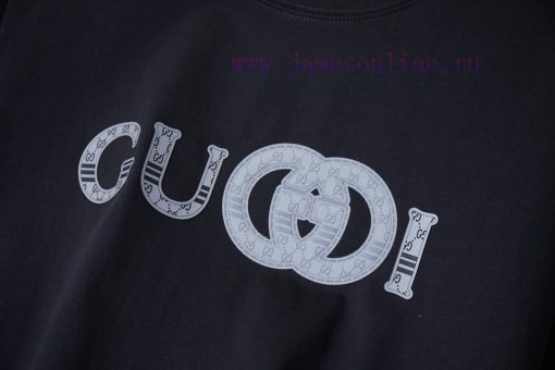 Gucci 25SS Early Spring New Collection Classic Double G Thick Plate Short SleeveLight Luxury Fa vw33i1m2 - Image 6