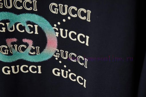 Gucci 25SS Early Spring New Collection Classic Red Green Double G Woglue Thick Plate Short Slee idocti2d - Image 8