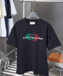 Gucci 25SS Early Spring New Collection Classic Red Green Double G Woglue Thick Plate Short Slee 9y2xf3bv