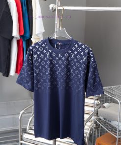 High-qualityLv 2025 Early Spring New Item Louis Vuitton MONOGRAM Vintage Gradient Short Sleeved h8k1oatc