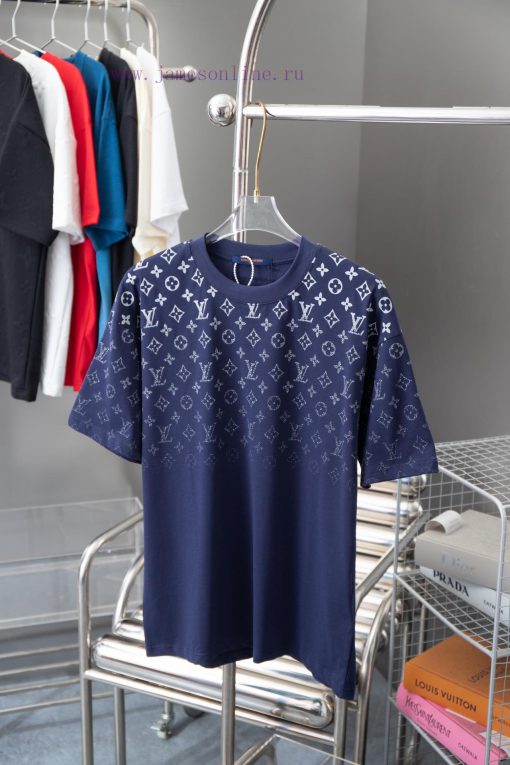 High-qualityLv 2025 Early Spring New Item Louis Vuitton MONOGRAM Vintage Gradient Short Sleeved h8k1oatc - Image 2