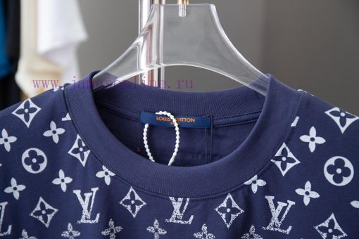High-qualityLv 2025 Early Spring New Item Louis Vuitton MONOGRAM Vintage Gradient Short Sleeved h8k1oatc - Image 4