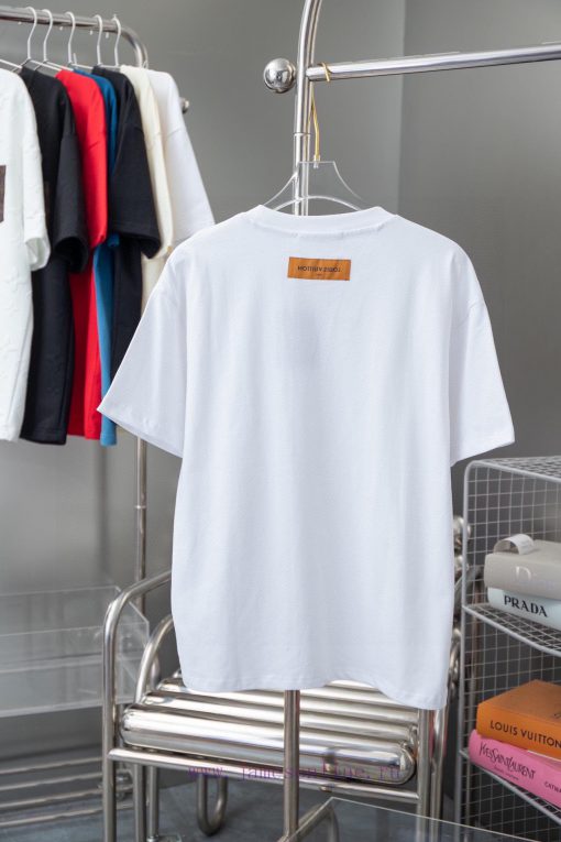 LV Louis Vuitton 25SS Early Spring New Collection With Embroidered Printed Short SleevesLight L oh0mpy14 - Image 3