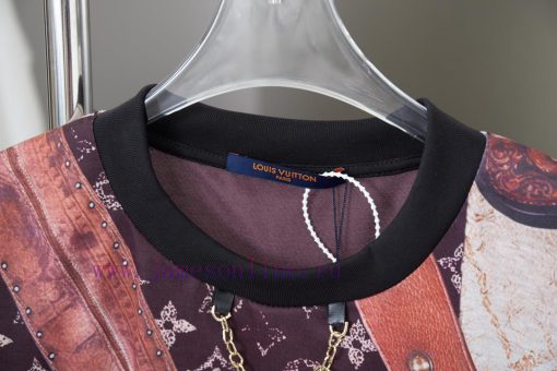 High-qualityLV 25ss Spring/Summer New Short Sleeve Depicting LV Palm Tree Inlaid Pattern Incorp ettgvv2d - Image 4