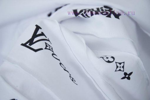 LV Louis Vuitton 25SS Early Spring New Collection With Embroidered Printed Short SleevesLight L oh0mpy14 - Image 7