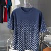 High-qualityLv 2025 Early Spring New Item Louis Vuitton MONOGRAM Vintage Gradient Short Sleeved taacc9n6