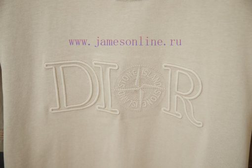 High-qualityDior 2025 Latest Dior Co Branded Stone Island Short Sleeved T-shirt Made Of Pure Co sjlxvj89 - Image 6