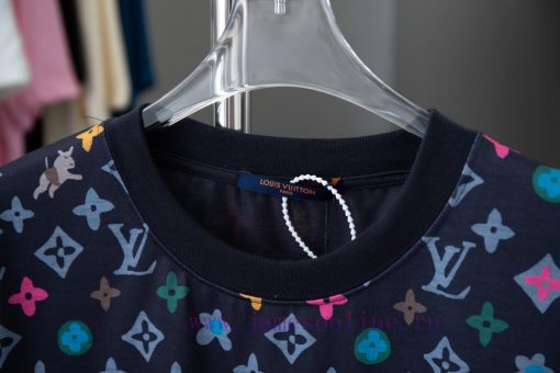 High-qualityThe LV Tyler Co Branded Series Of Puppies Features A Full Printed LOGO Short Sleeve g7ytnv64 - Image 4