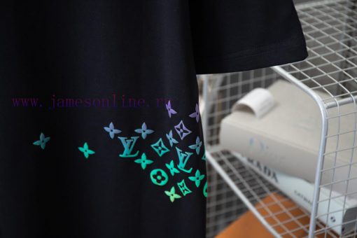 High-qualityLv 25 Early Spring New Item Louis Vuitton MONOGRAM Vintage Gradient Short Sleeved T 6rh2gm2w - Image 8