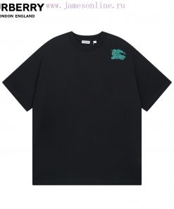 Top Level Detailed Images Official Website QualityBurberry Mosaic War Horse Printed Short Sleev myow2jfr