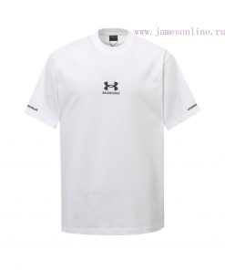 BALENCIAGA Collaboration With Andema 25ss New Product Logo Thick Plate Offset Printing Flower S ube2s7nj