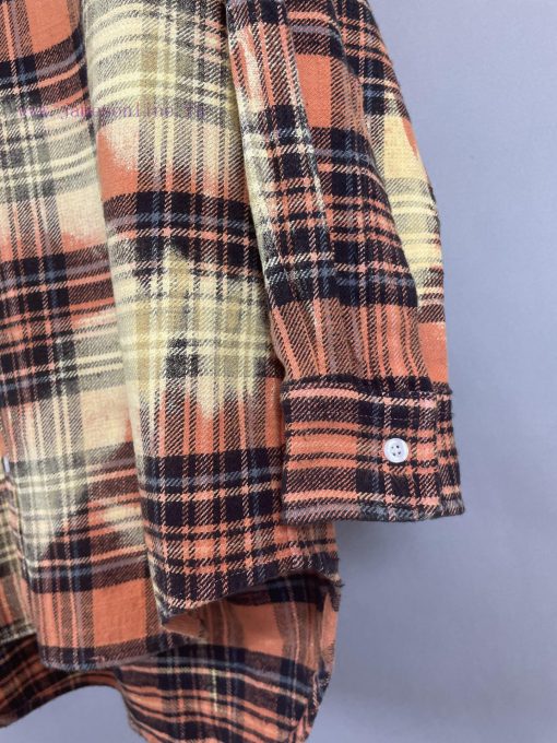 R13 2025 SS Spring/Summer New CollectionBrand Designer Style ShirtCotton Plaid Symmetrical Long ap64z4l5 - Image 7