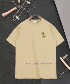 R-9508 Burberry/Burberry's Early Spring New Year Of The Snake Limited Edition Short Sleeved Shi uqalihl6