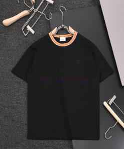 R-9521 Burberry/Burberry Early Spring New Gold Edition TB Embroidered Short Sleeve Not Afraid O flj88r1y