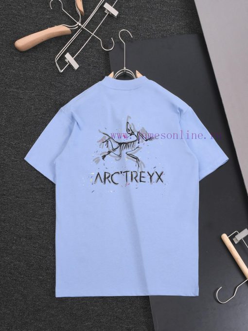 R-9522 2025ss ARC'TERYX Archaeopteryx New Short Sleeved T-shirt Hand-painted And Polka Dot Tech cr7i93lb - Image 3