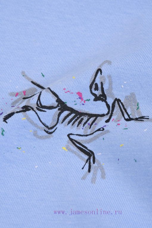 R-9522 2025ss ARC'TERYX Archaeopteryx New Short Sleeved T-shirt Hand-painted And Polka Dot Tech cr7i93lb - Image 7