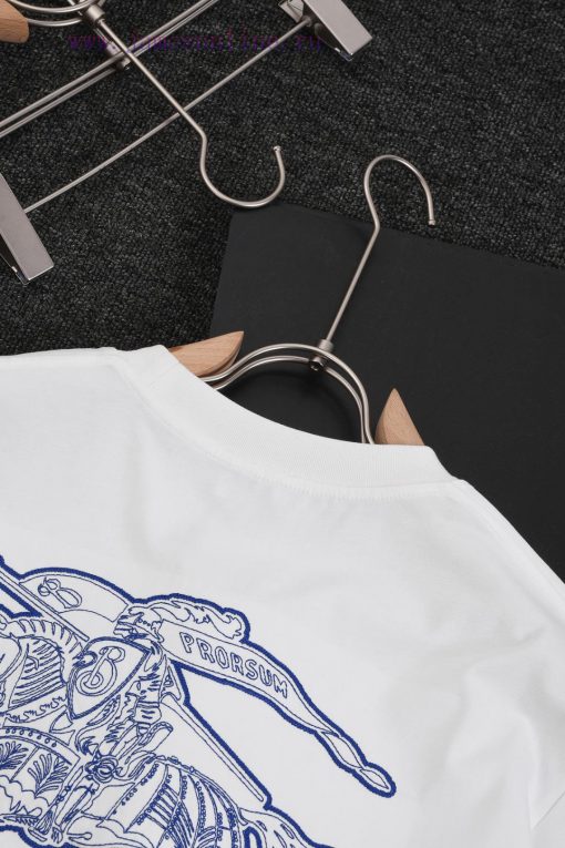 R-9507 Burberry/Burberry 2025ss Spring/Summer New Embroidered Short Sleeve Not Afraid Of Any Ch 4bpc2xve - Image 8