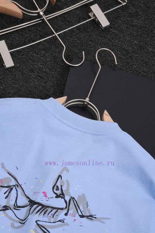 R-9522 2025ss ARC'TERYX Archaeopteryx New Short Sleeved T-shirt Hand-painted And Polka Dot Tech cr7i93lb - Image 11