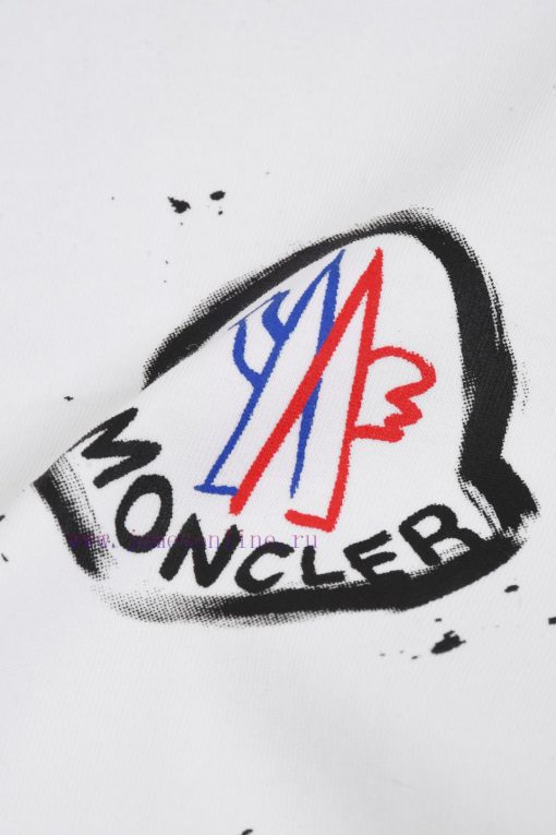 R-9523 MONCIER Mouth Mask 2025 Spring/Summer New Round Neck Short Sleeve T-shirt32 Count Double nz8c45rl - Image 7